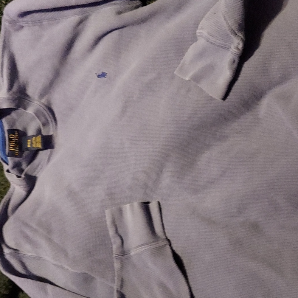 Blue Thermal Blue Emblem Polo Blue Label